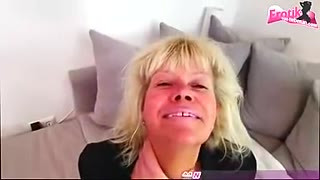 Old german mature housewife meet User for creampie casting